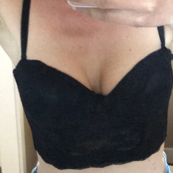 Black, Lacey, push-up boostier. 2 for $40. - Picture 3 of 6